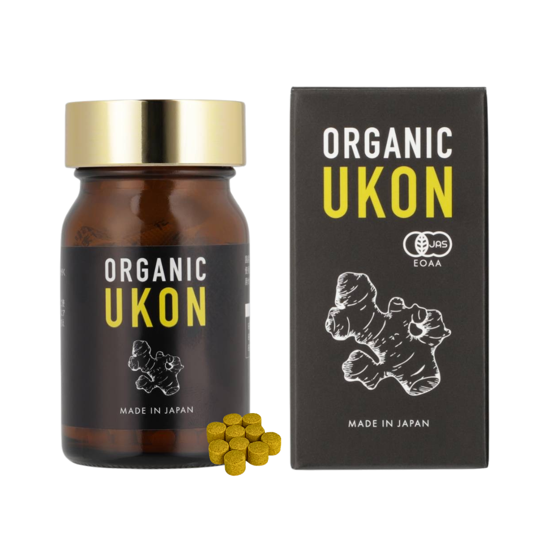 ORGANIC UKON（有機ウコン）｜300粒（約30日分）｜凝固剤・添加物不 